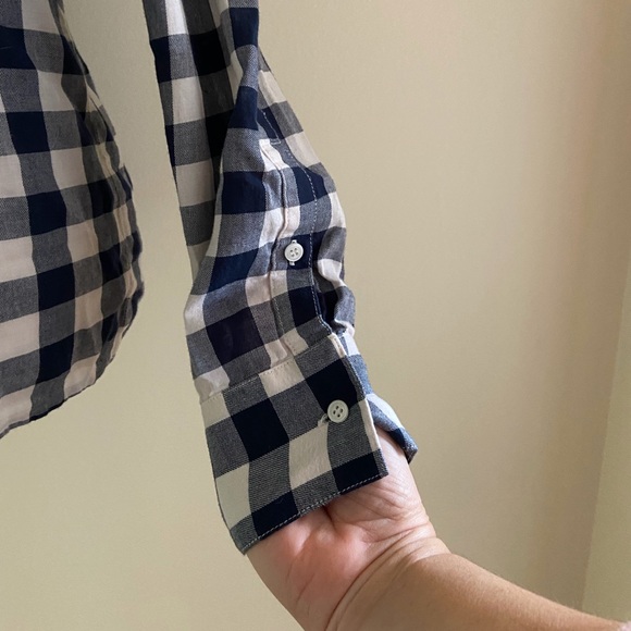 💙Cute Madewell Navy/White Top - Picture 4 of 7